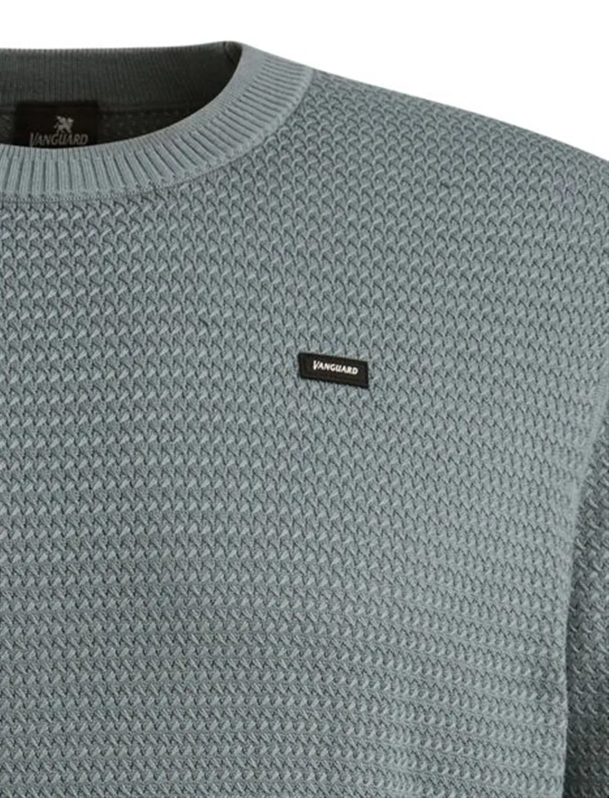 Vanguard t-shirt blauw ronde hals