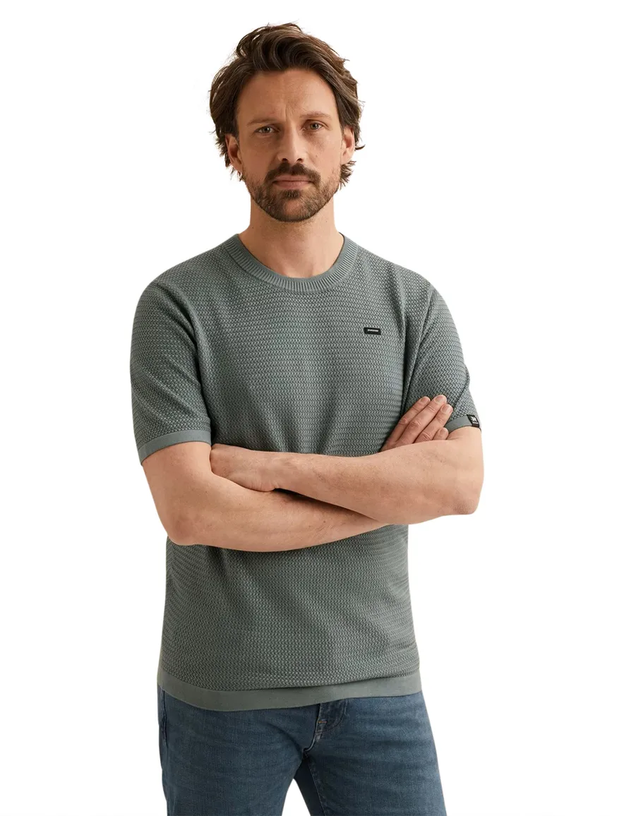 Vanguard t-shirt blauw ronde hals