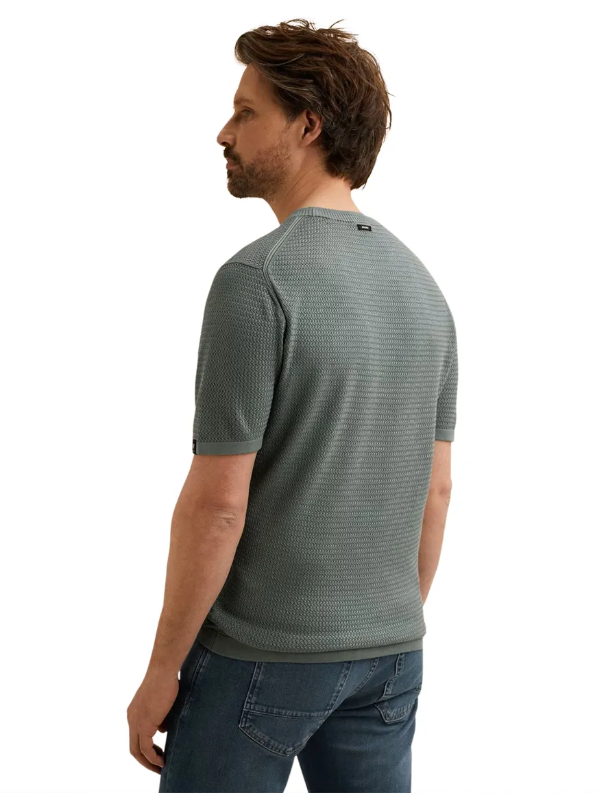 Vanguard T-shirt Beige structuur