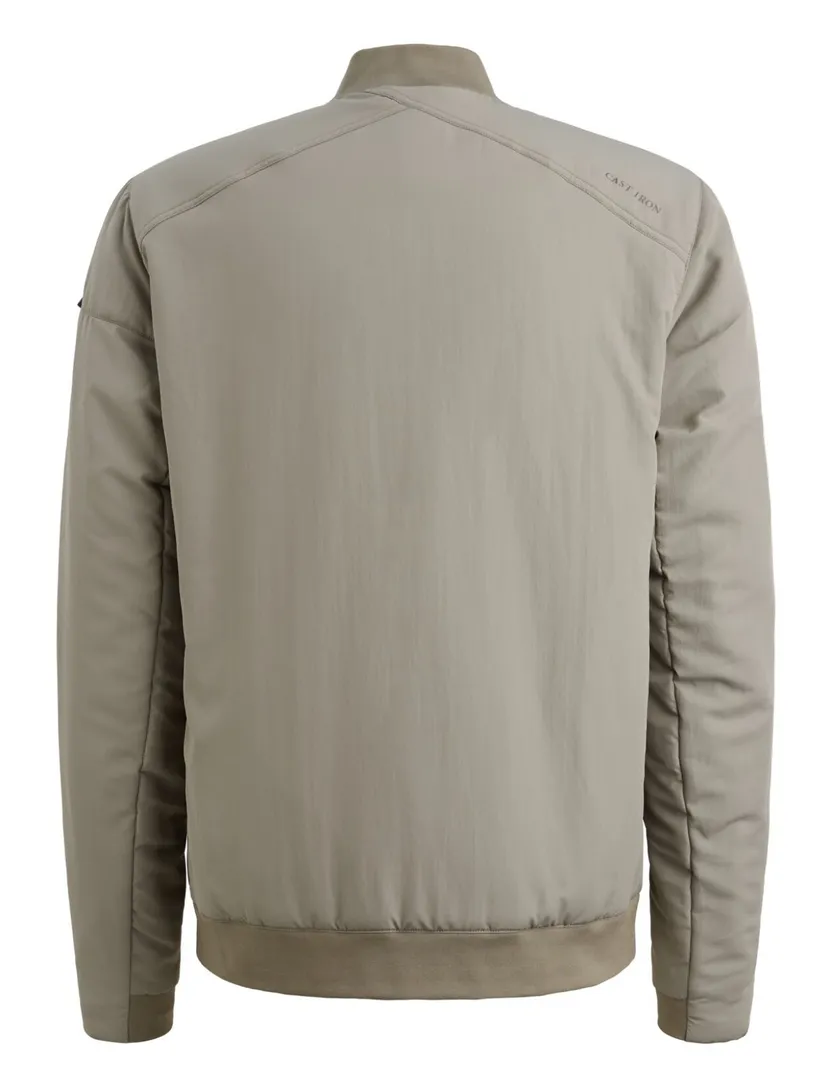 Beige Cast Iron bomberjack waterafstotend