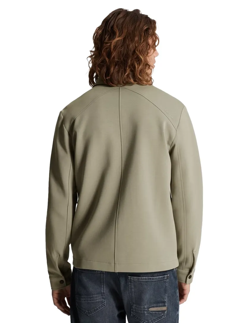 Vest Cast Iron groen regular fit