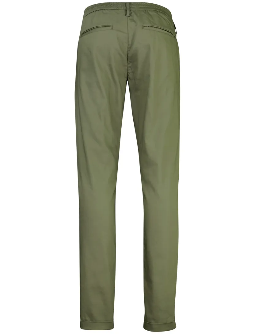 katoenen donkergroen pantalon chino Cast Iron Cylas