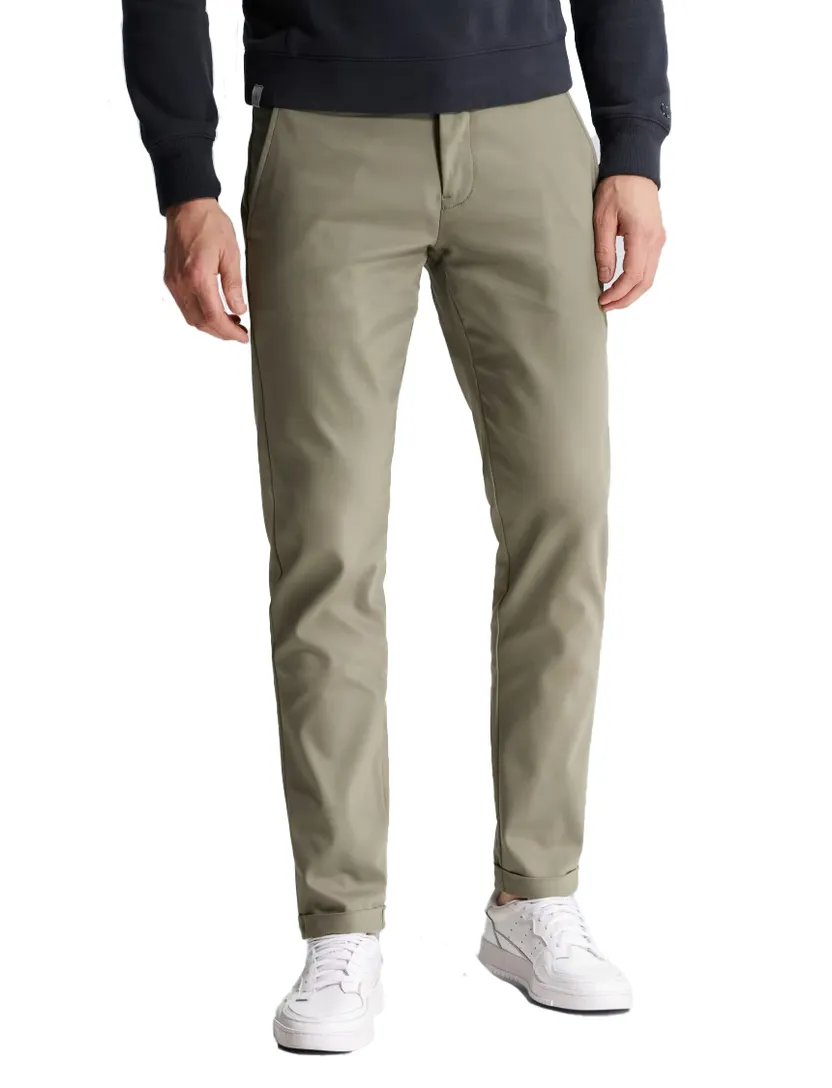 katoenen donkergroen pantalon chino Cast Iron Cylas