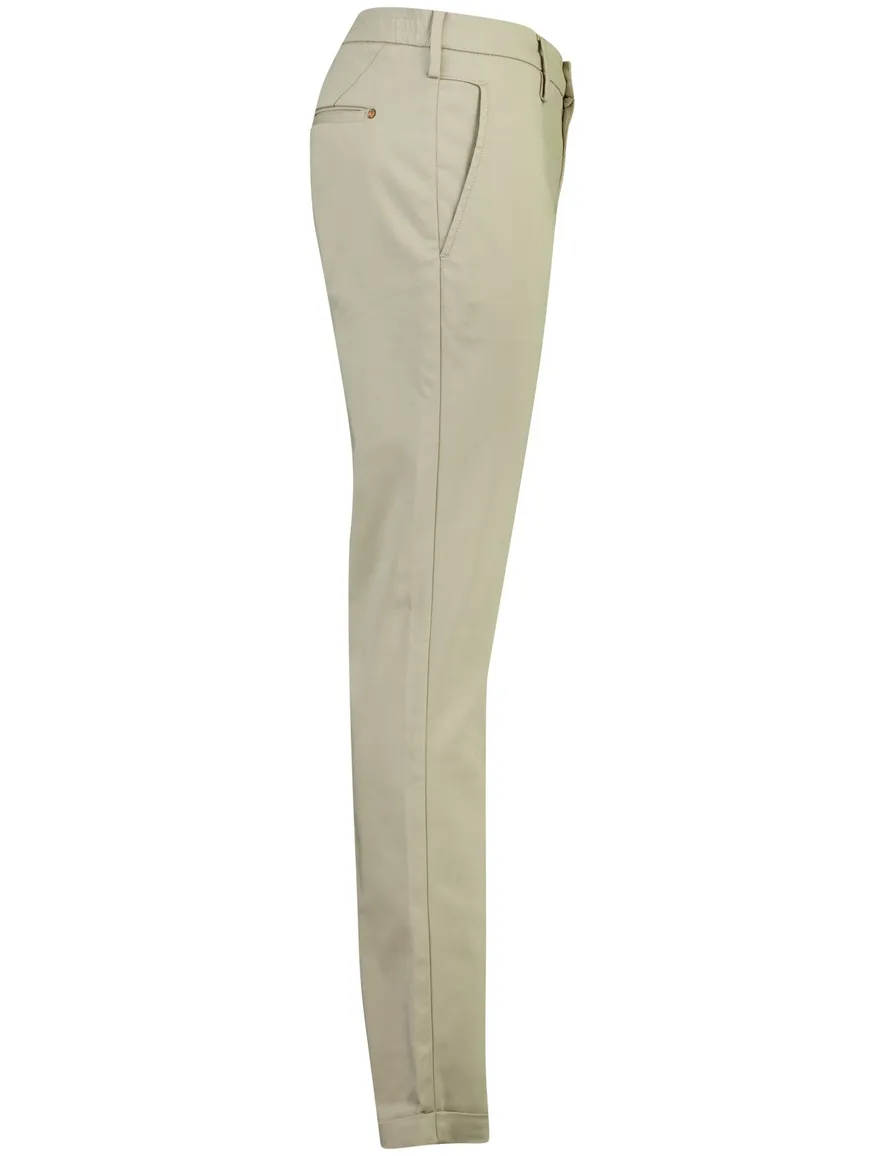 pantalon chino Cast Iron Cylas beige katoen