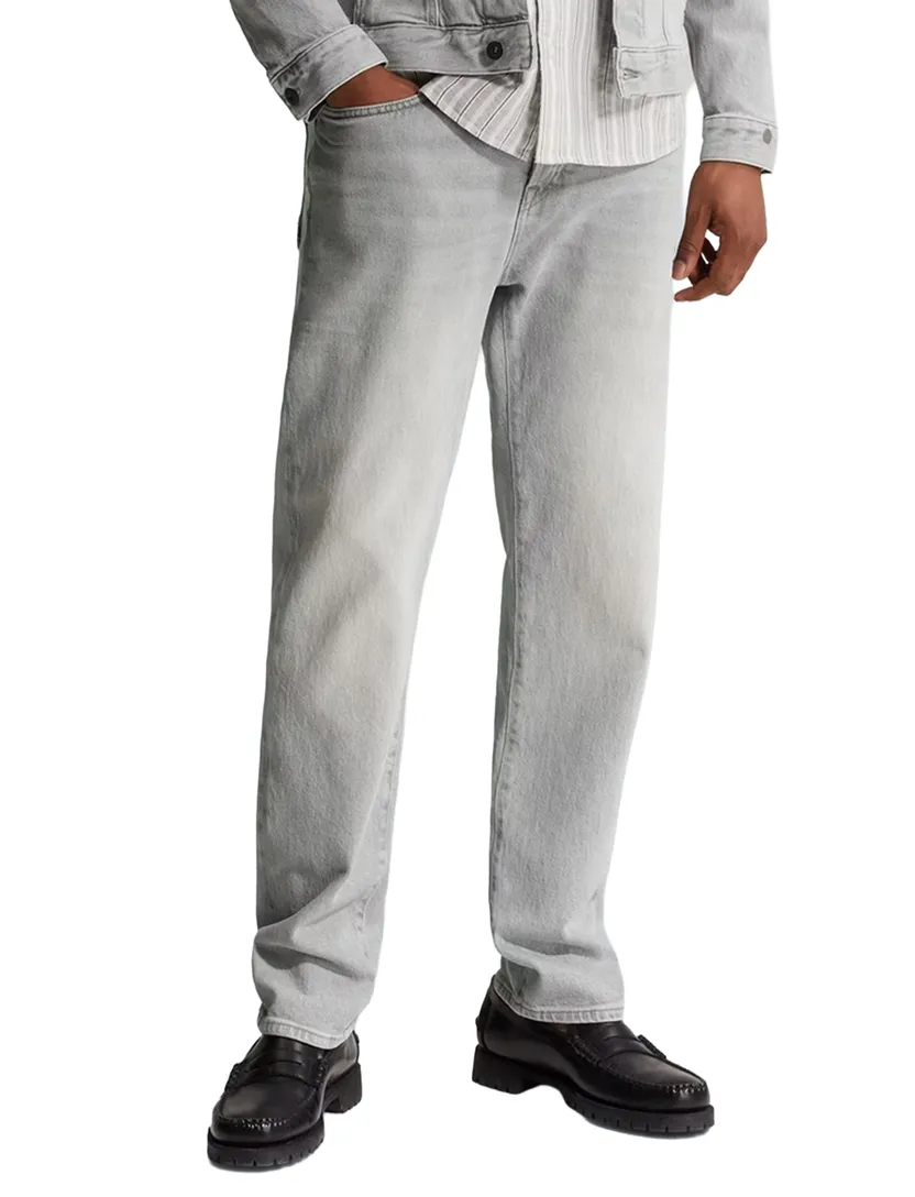 lichtgrijs jeans relaxed fit Steeper Cast Iron