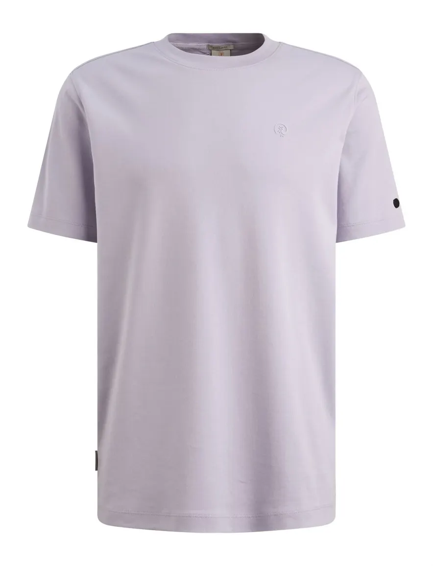 Cast Iron t-shirt paars regular fit
