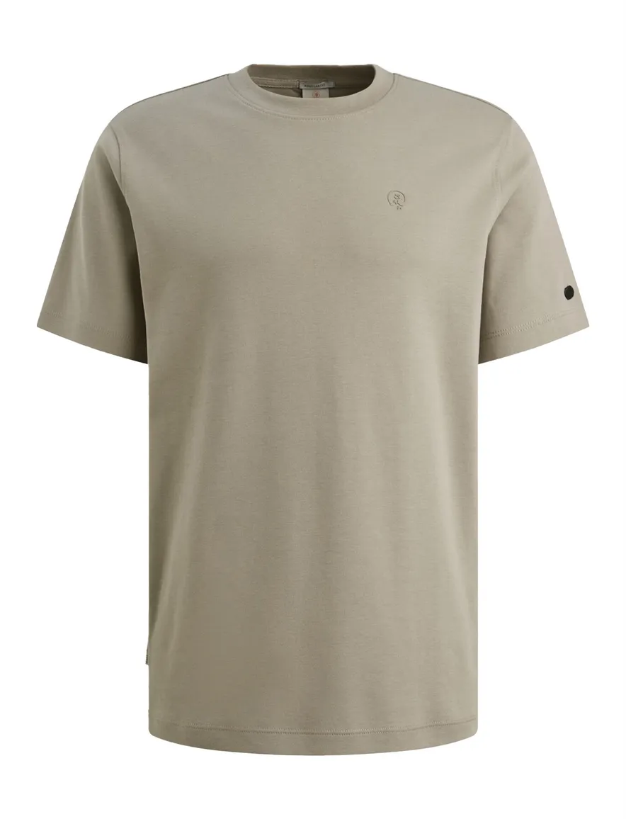 Cast Iron T-shirt groen ronde hals