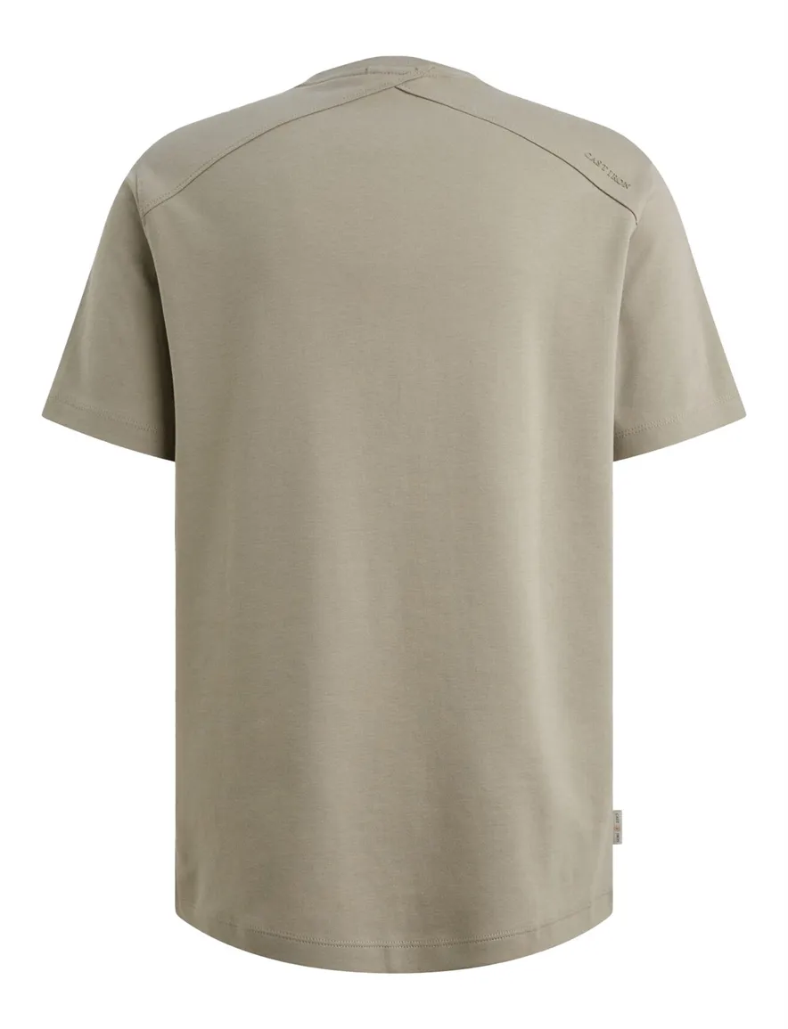 Cast Iron T-shirt groen ronde hals