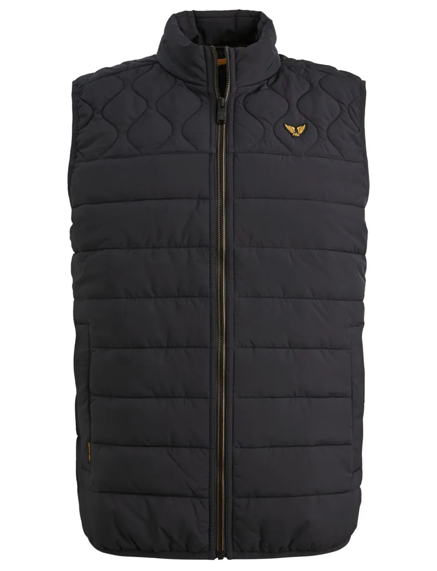 Bodywarmer PME Legend Yetliner donkerblauw golf gestikte schouder