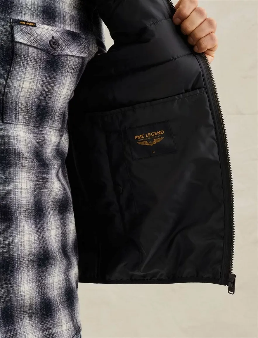 Bodywarmer PME Legend Yetliner donkerblauw golf gestikte schouder
