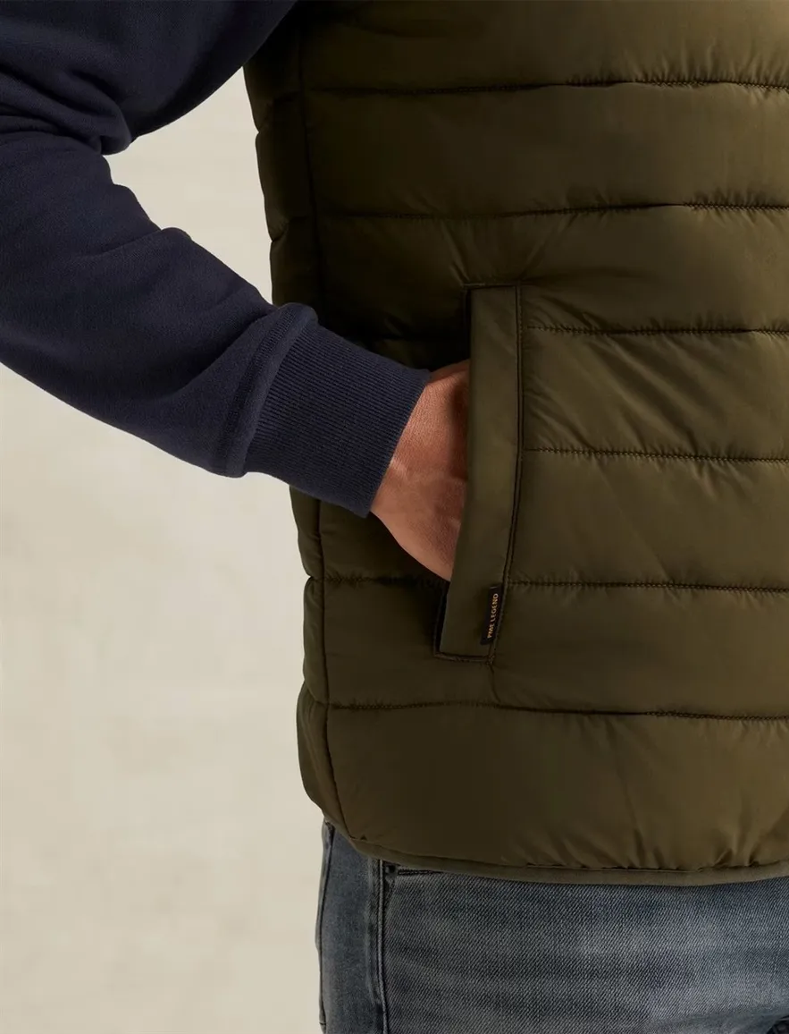 Bodywarmer PME Legend Yetliner donkergroen zonder capuchon