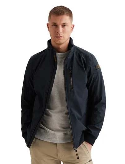 PME Legend Softshell jas PME Legend Skyglider donkerblauw elastische tailleband