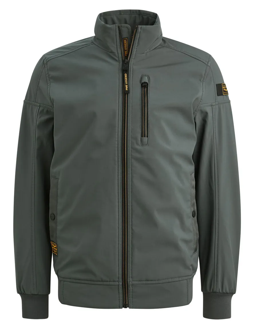 Softshell jas PME Legend Skyglider donkergroen lichtgewicht