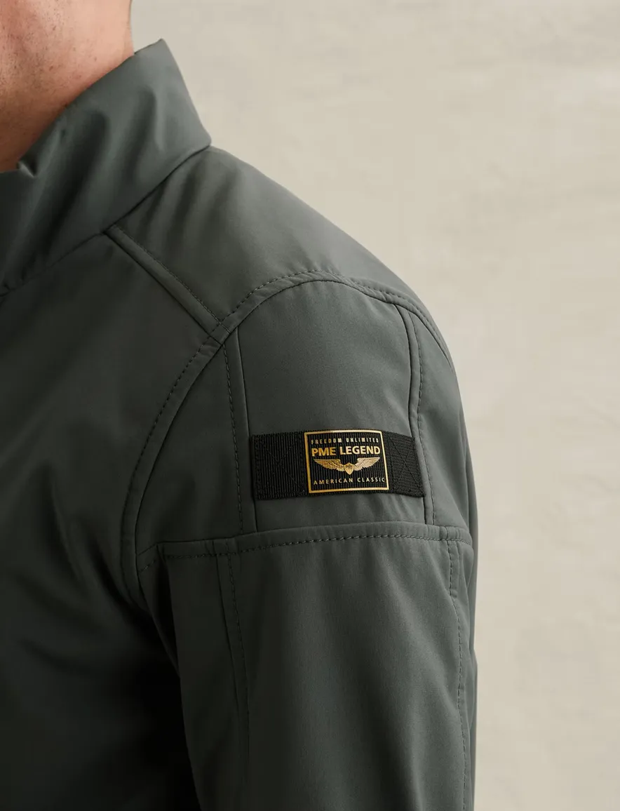Softshell jas PME Legend Skyglider donkergroen lichtgewicht