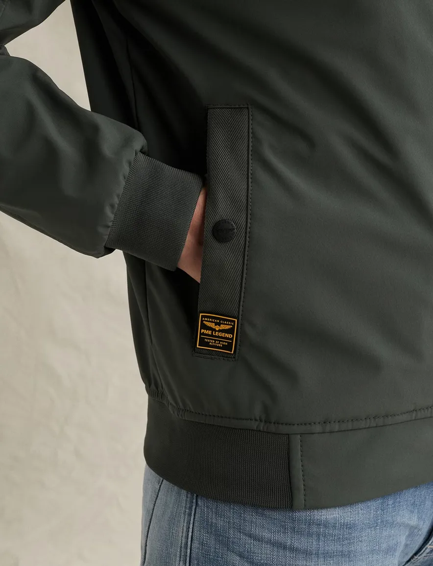 Softshell jas PME Legend Skyglider donkergroen lichtgewicht