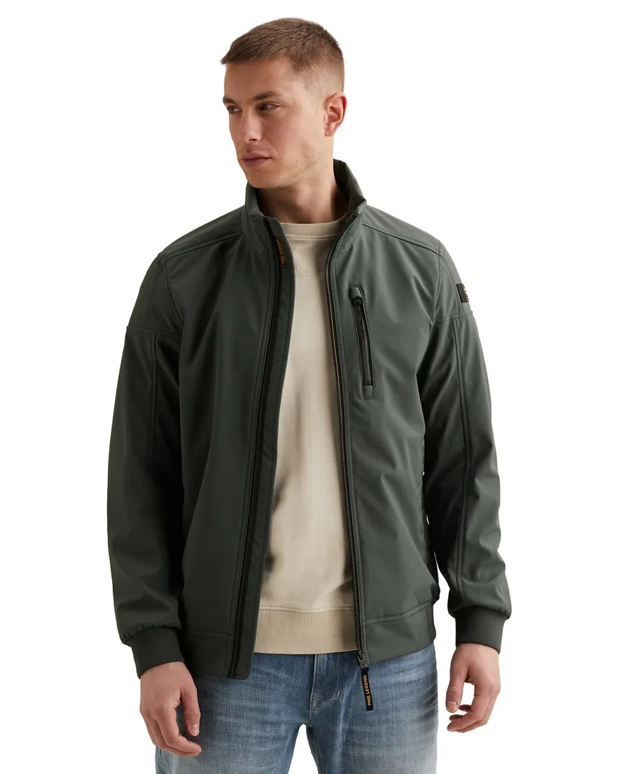Softshell jas PME Legend Skyglider donkergroen lichtgewicht