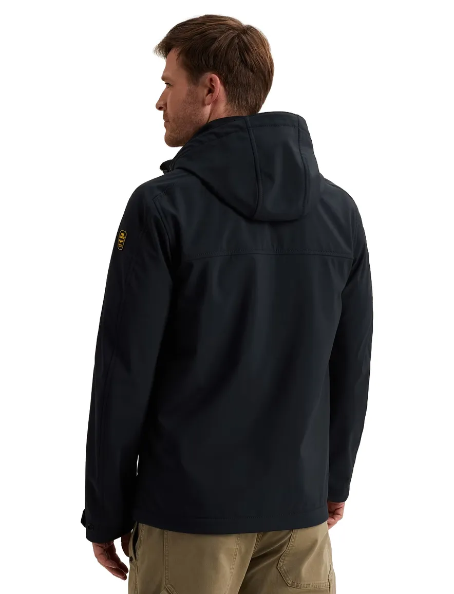 Softshell jas PME Legend Successor donkerblauw waterafstotend
