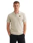 PME Legend Poloshirt beige structuur