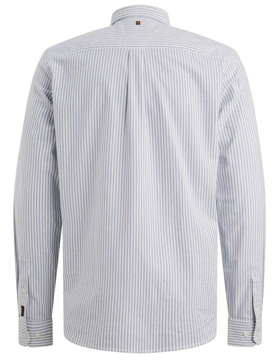 PME Legend Overhemd blauw wit gestreept