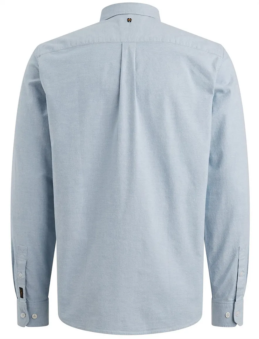 PME Legend Overhemd blauw katoen