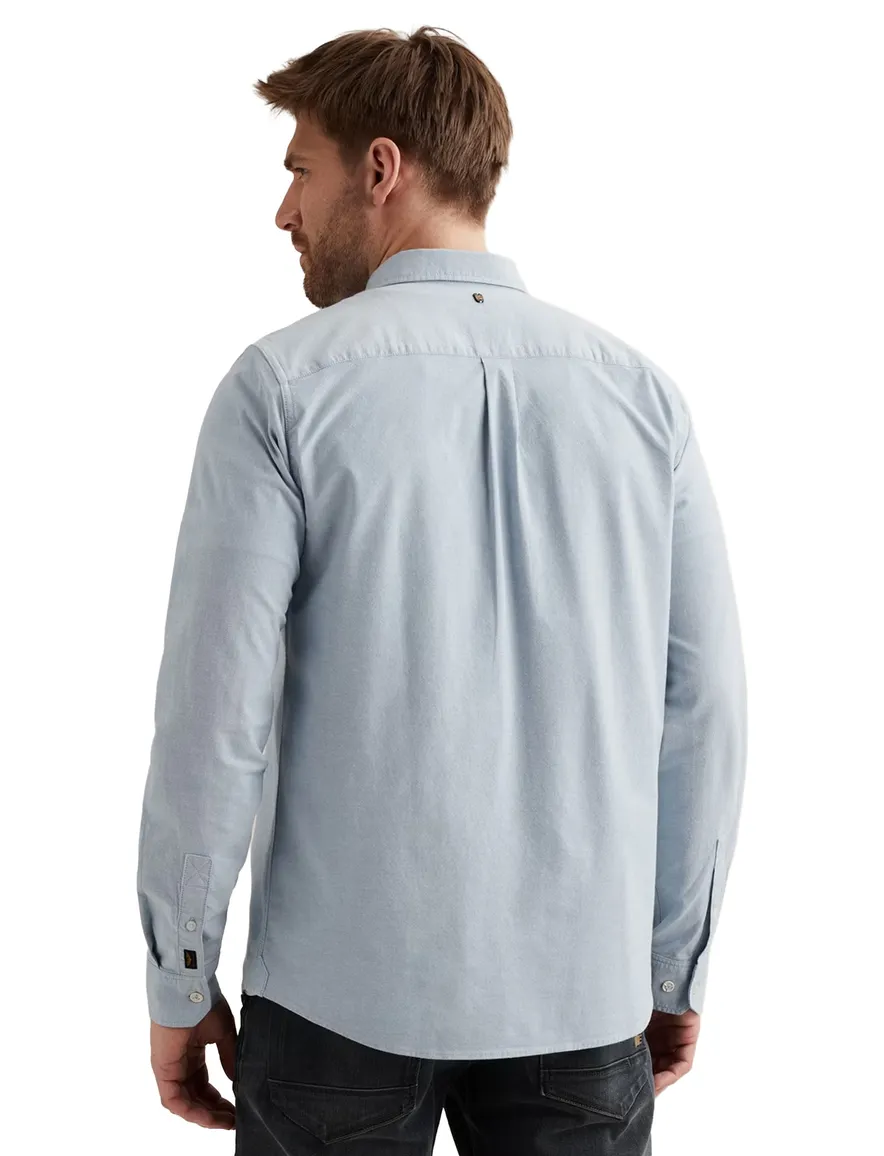 PME Legend Overhemd blauw katoen