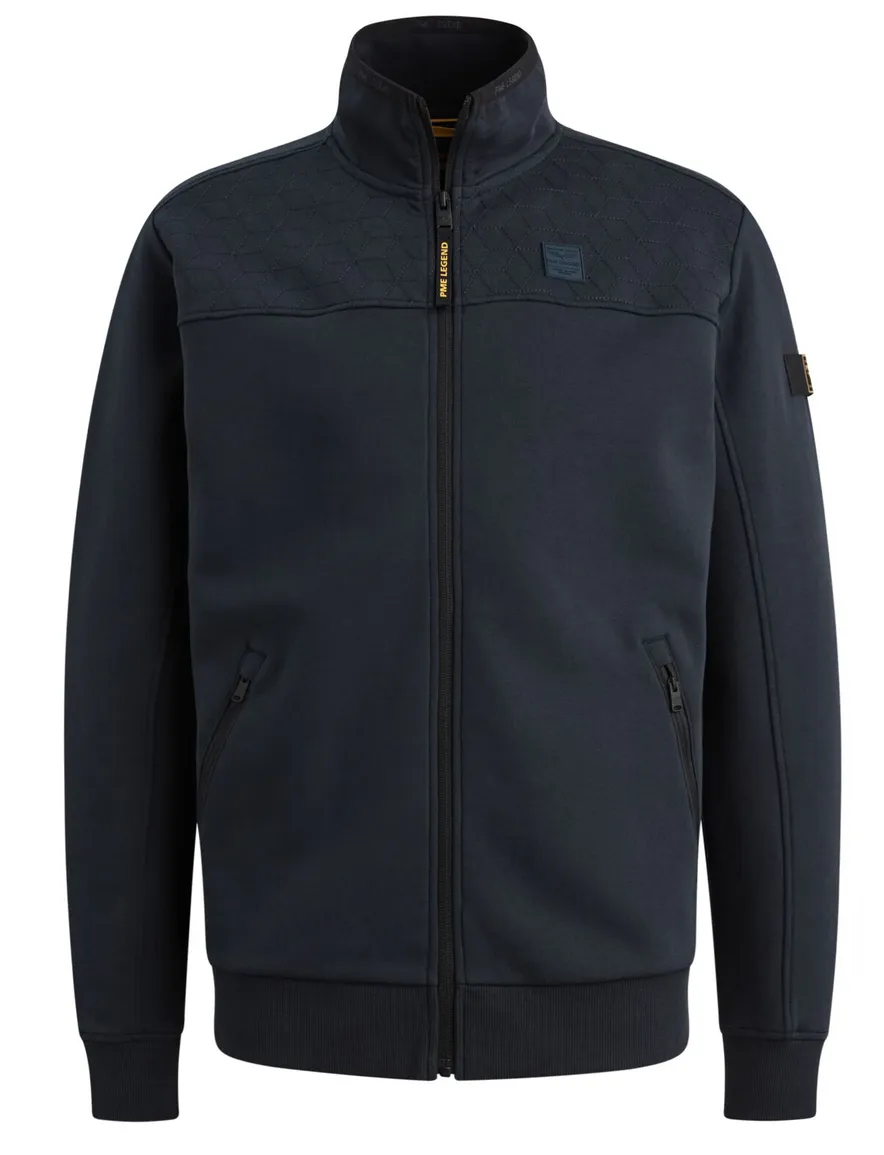 Vest donkerblauw PME Legend opstaande kraag
