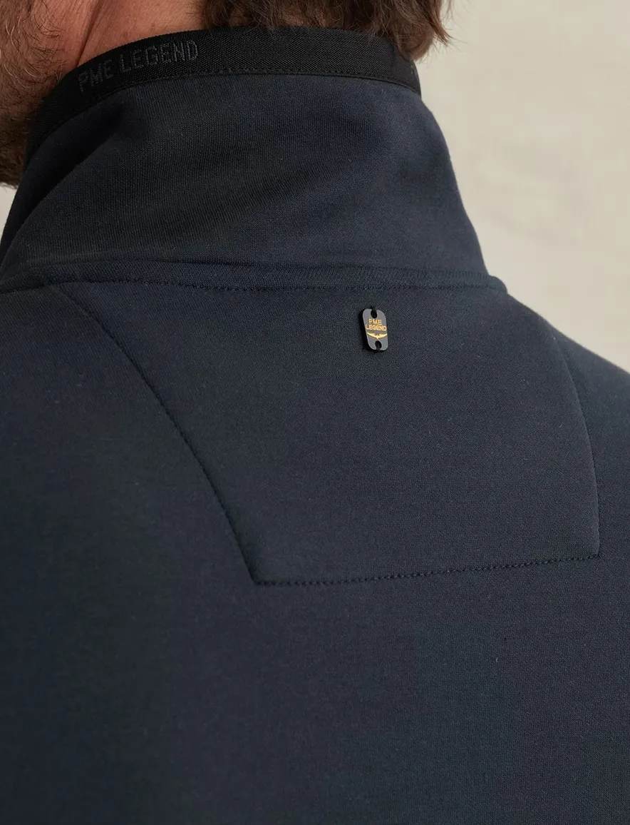 Vest donkerblauw PME Legend opstaande kraag