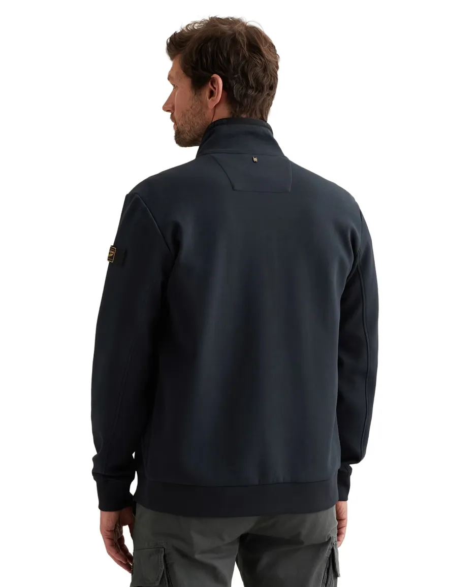 Vest donkerblauw PME Legend opstaande kraag