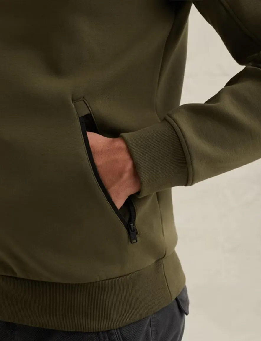 PME Legend vest donkergroen structuurelementen schouder