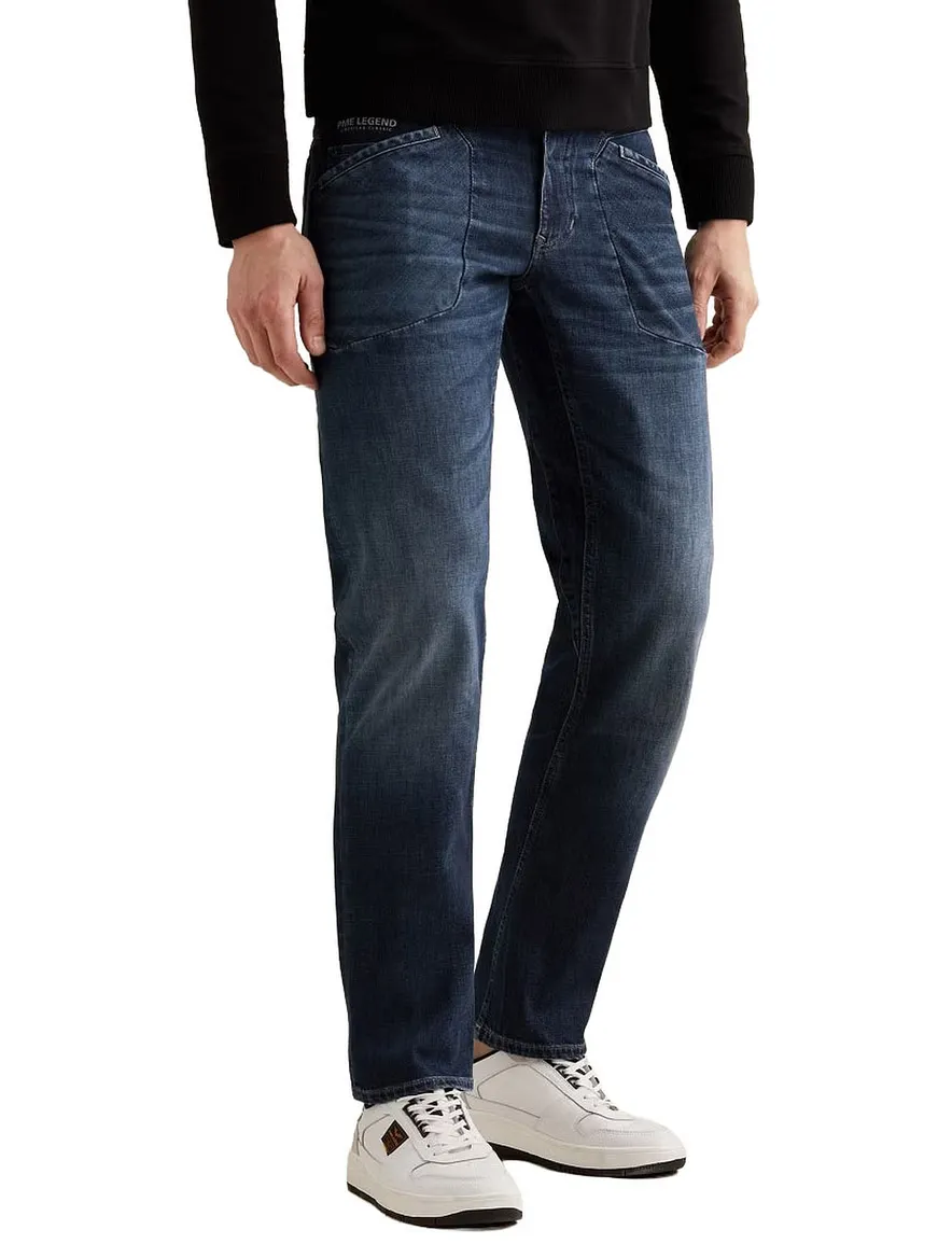 PME Legend donkerblauwe 5-pocket jeans