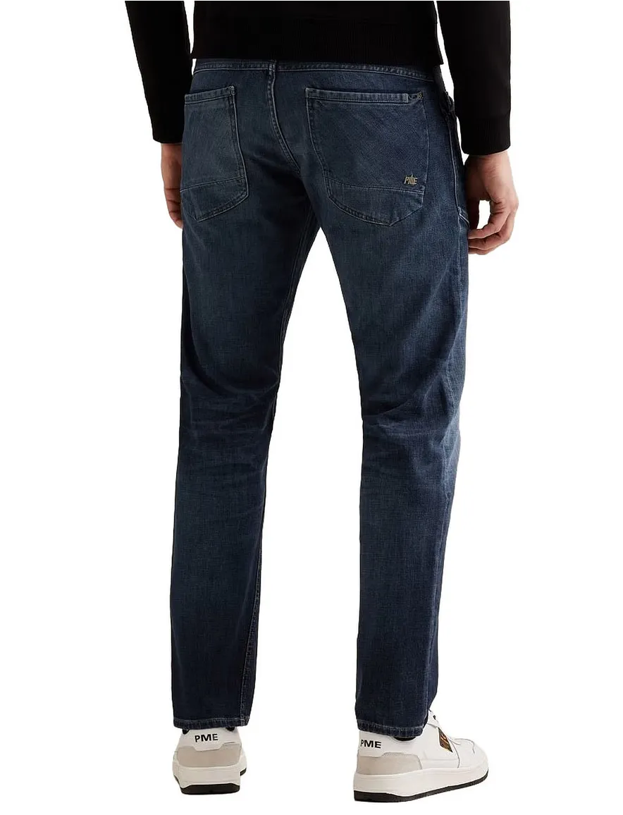 Donkerblauwe PME Legend Aviator 5-pocket jeans