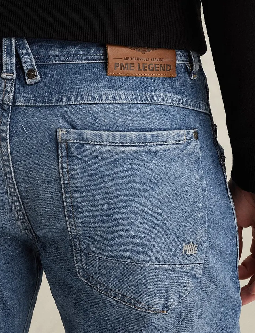 PME Legend Aviator 5-Pocket jeans blauw