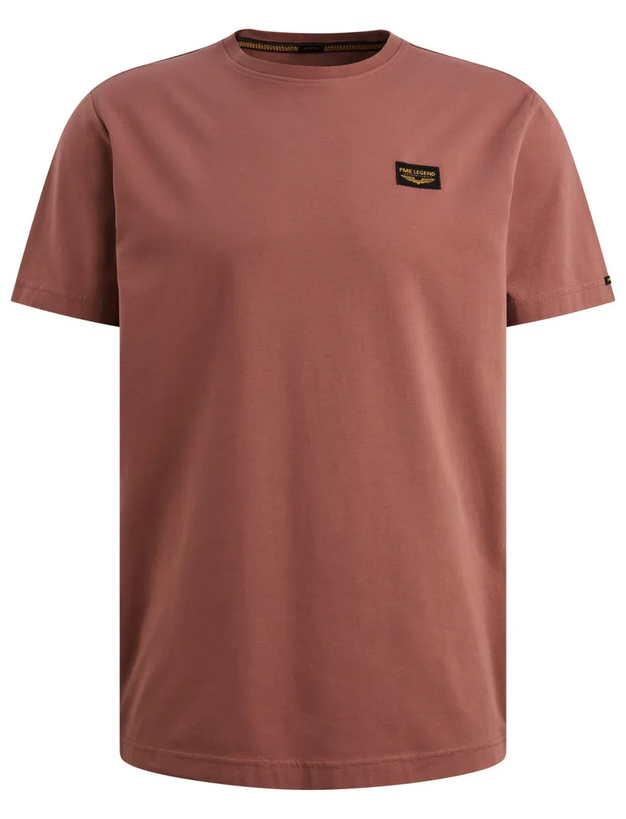 T-shirt PME Legend rood katoen