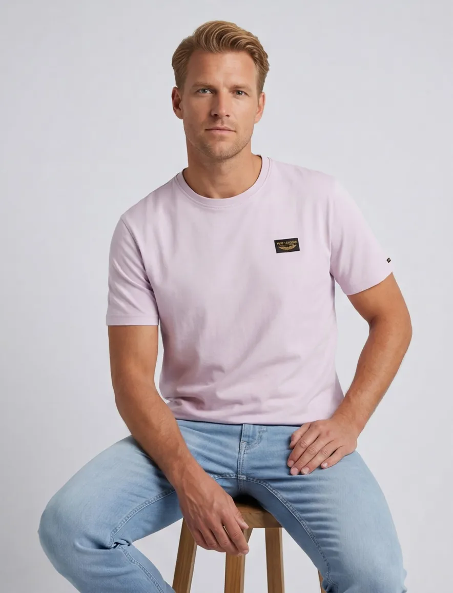 PME Legend T-shirt roze katoen