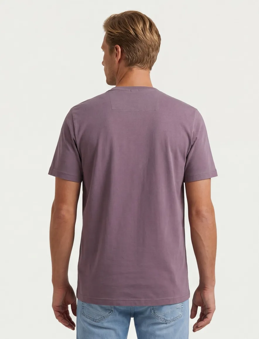 T-shirt PME Legend paars katoen