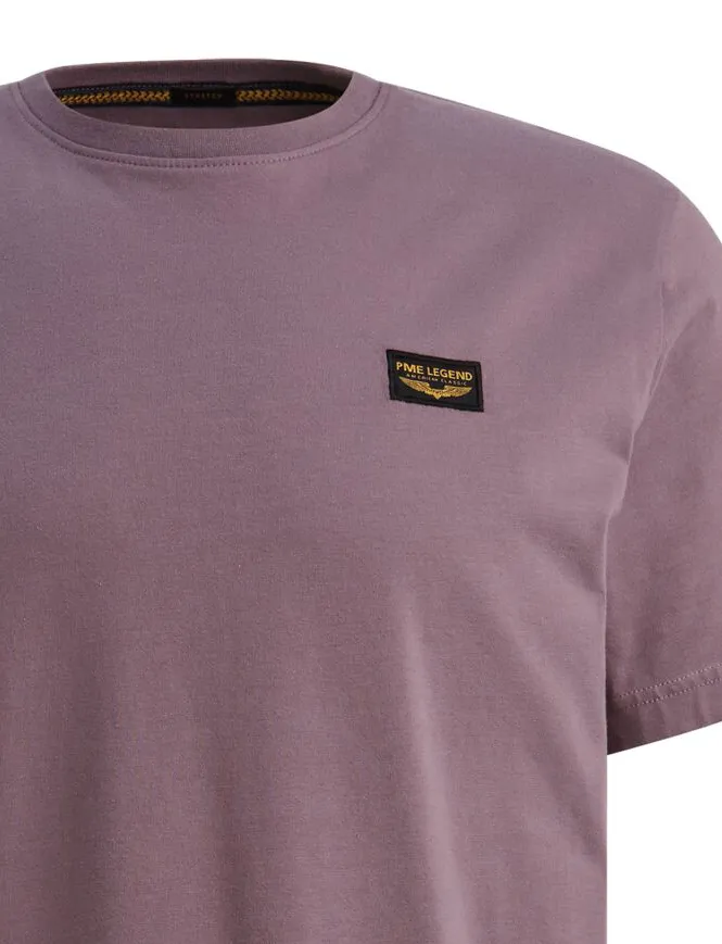 T-shirt PME Legend paars katoen