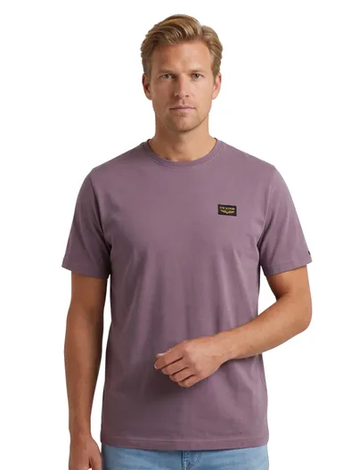PME Legend T-shirt PME Legend paars katoen