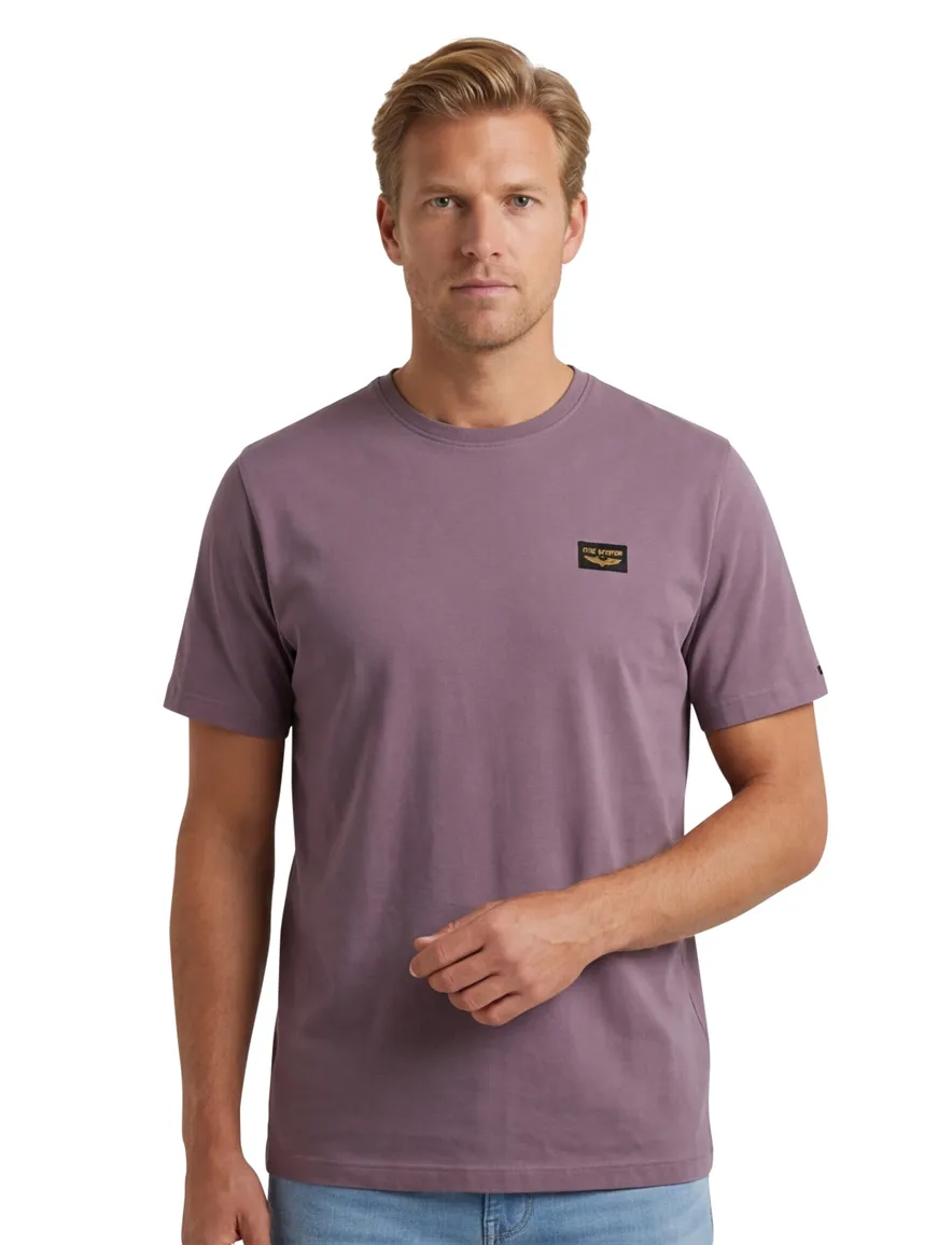 T-shirt PME Legend paars katoen