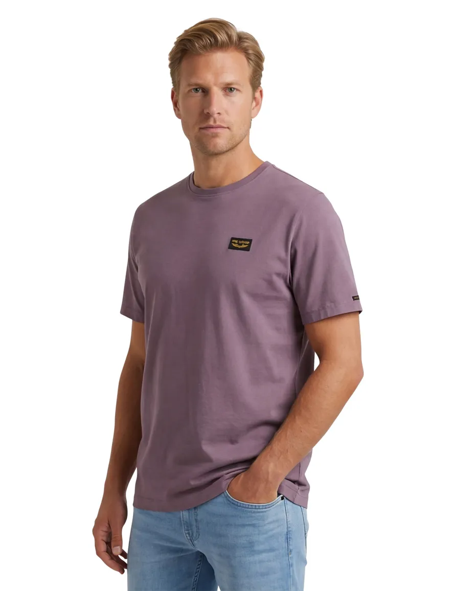 T-shirt PME Legend paars katoen