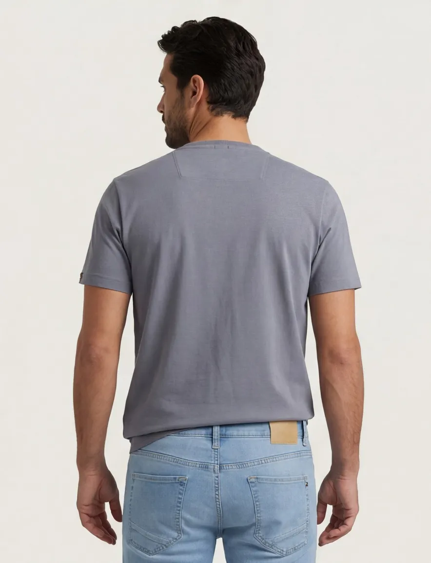 PME Legend T-shirt blauw grijs