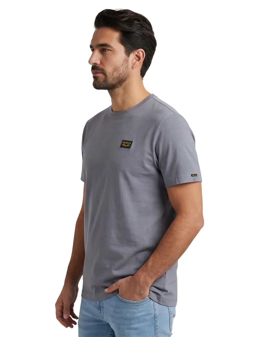 T-shirt PME Legend grijs katoen normale fit