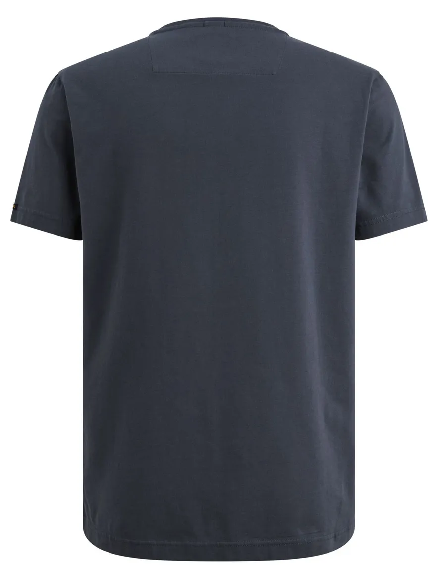 T-shirt PME Legend donkerblauw katoen