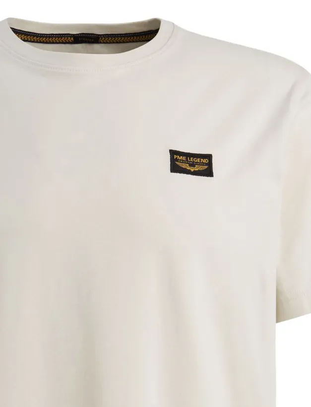 T-shirt PME Legend creme katoen