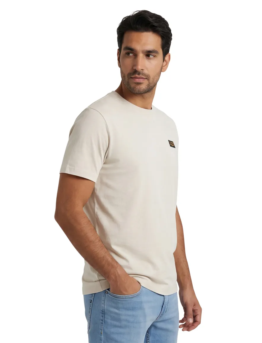 T-shirt PME Legend creme katoen
