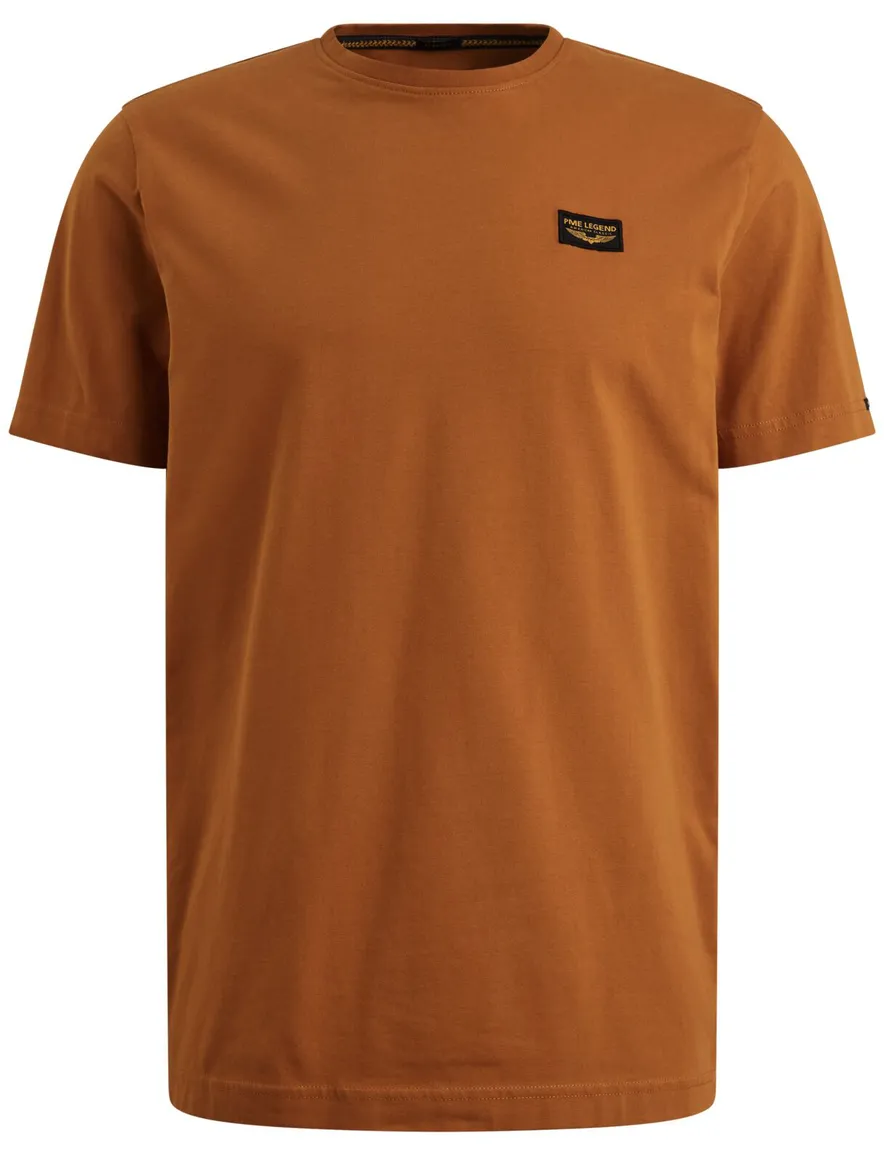 T-shirt PME Legend oranje katoen