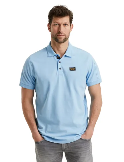 PME Legend PME Legend polo lichtblauw American Classic Polo