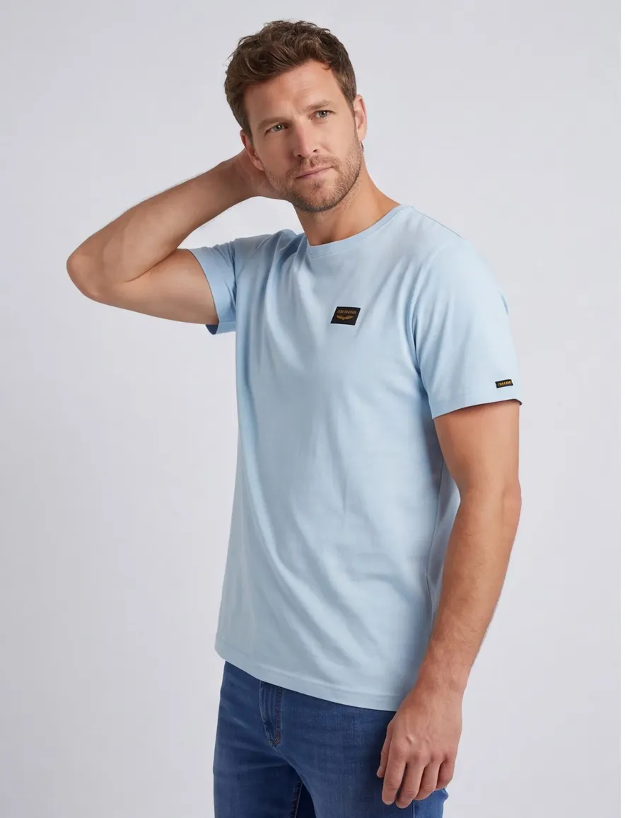 PME Legend lichtblauw T-shirt American Classic Tee casual