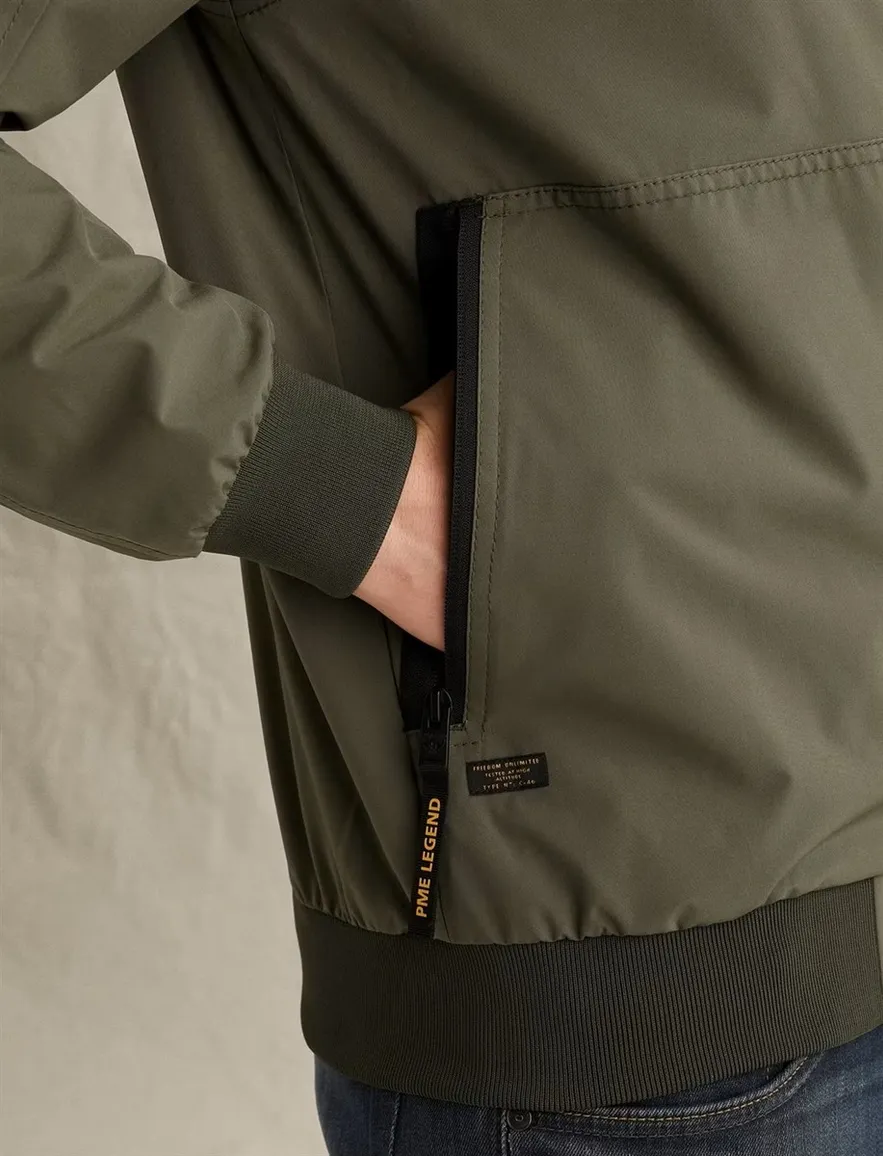 Groene jas PME Legend winglock normale fit kort