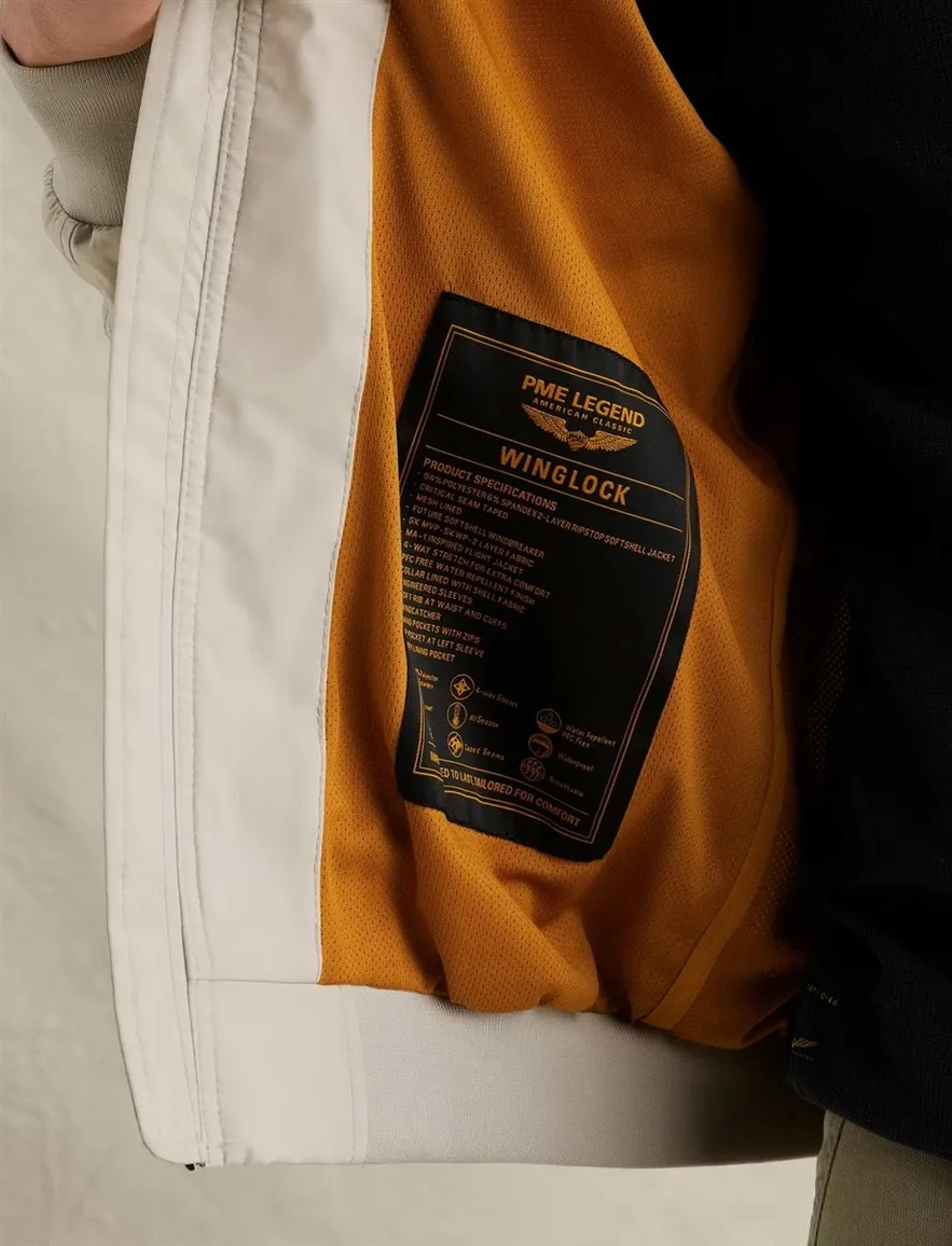 Creme jas PME Legend winglock softshell
