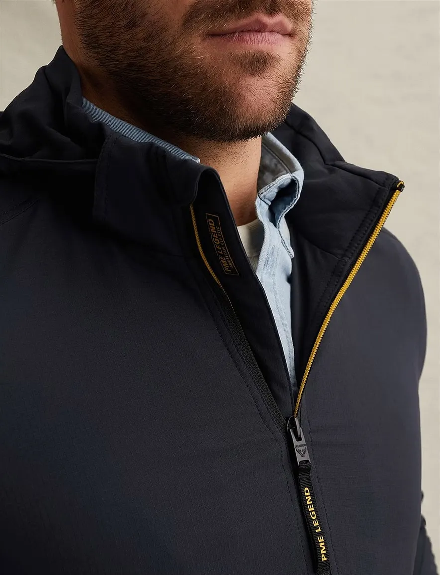 PME Legend flight jacket stretch donkerblauw